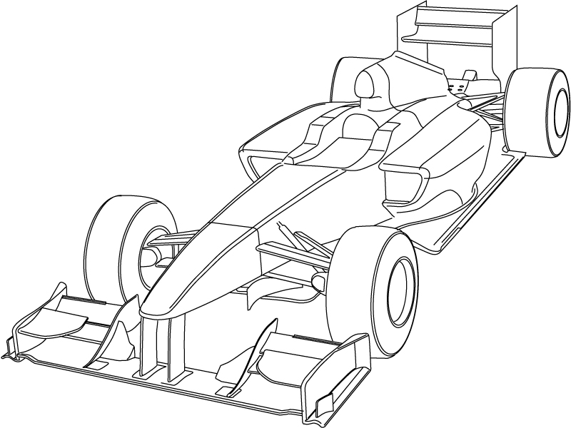 f1 coloring pages - photo #36